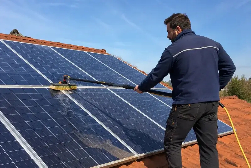 Nettoyage et entretien de panneaux solaires à Issac